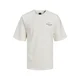 JACK & JONES Majica Ocean Club črna/bela