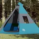 Vidaxl vidaXL Šotor tipi za 7 oseb, moder, vodoodporen