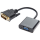 FAST ASIA Adapter konvertor DVI-D (M) VGA (F) crni