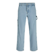 JACK & JONES Kargo kavbojke Eddie, modra