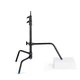 shumee Stojalo Avenger C-Stand 18 z drsno nogo, črno