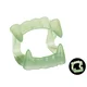 PartyDeco Svetleči vampirski zobje - plastični 4,8 × 6,7 cm