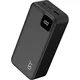 Prenosna baterija IPP-27000 mAh črne barve