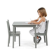 Kinder home Dečiji drveni sto sa 2 stolice, set za učenje, c