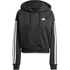 Adidas W 3S FT FZ HD, ženska jakna, crna KVC49
