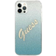 CG MOBILE Guess Maska za iPhone 12/12 Pro Hc PC/TPU Script Glitter Gradient 6.1 srebrno-plava