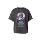 RVCA Majica GLOBAL svetlo modra/temno siva/svetlo roza