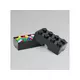 LEGO® škatla za malico 10x20x7,5 cm, črna