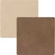 LINDDNA Podstavek za kozarec, kvadraten, dvojen, Cloud brown/Nupo Sand