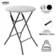 ePRO sklopivi baštenski barski sto O80 110cm, metal-plastika