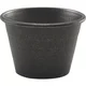 GENWARE skodelica za pomake iz nerjavečega jekla, PVD prevleka, 40 mm, premer: 60 mm, črna