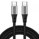 iBOX Kabel USB-C, 2 m, črn