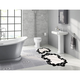 Lessentiel Maison Set 2 prostirke za kupatilo Crno-Beli