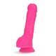 Blush Neo 9 Inch Dual Density Dildo Neon Pink