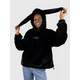 A.LAB Kendallie Bunny Fleece Hoodie black
