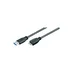 Microconnect USB 3.0, A-B Micro, 1m 1m USB A Micro-USB B Male Male Black USB cable