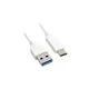 E-GREEN Kabl 3.0 USB A - USB 3.1 tip C M/M 1m, za Superbrzo punjenje, 120W, 20V, 6A, beli