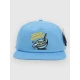 The Dudes Good Morning Unstructured 5 Panel Cap ethereal blue