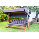 Hanah Home Baštenska ljuljaška Viva 2400 237x175x100cm Antracit