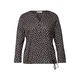 STREET ONE Majica temno rjava / bela