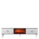 Hanah Home HANAH HOME Varna Fireplace - White, Anthracite TV omarica, (20870475)