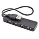 KETTZ USB hub 4 port KT-041B 2.0 Tip A crni