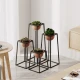 Aberto Design Set dekorativnih saksija GED-018-B, 17x30 cm, Crno-terakota