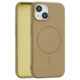 Velvet Touch MagSafe maska za iPhone 14/15 Plus - Zlatna