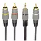 CCAP-4P3R-1.5M Gembird 3.5 mm 4-pin to RCA audio-video cable, 1.5m