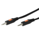 A/V PROGRAM KABEL VIVANCO 46045, 3.5MM na 3.5MM M, 2.5M, CRNI