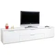 Carryhome TV-ELEMENT bela, visoki sijaj
