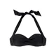 LASCANA Bikini zgornji del črna