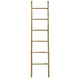 Lestev za brisače BAMBUS, 500 x 1900 x 40 mm, bambus - Rjava - Bambus - Naslonitev - Obešalnik za brisače