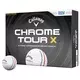Golf žogice Callaway Chrome Tour X 26 White Triple Track