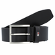 Tommy Hilfiger za moške. AM0AM08361 Usnjeni pas Hampton 4.0 Black (110 cm), Črna, Priložnostno