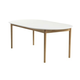 Trpezarijski sto Marstarand fi 110/110x200 bela ( 3601197 )