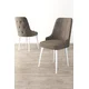 Hanah Home Set stolica Newa, 46x94x46 cm, 2 komada, Belo-smeđe
