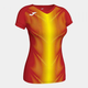 Joma Olimpia T-Shirt Red-Yellow S/S Woman