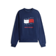 Tommy Jeans Majica 90S mornarska/rdeča/bela