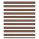 Vidaxl vidaXL Zebra rolo zavesa, breza, širina blaga 115,9 cm, poliester
