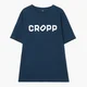 Cropp - Majica s natpisom - navy