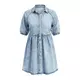 Imily Bela Obleka moder denim