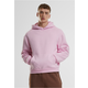 Mens hoodie Fluffy pink