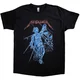 Metallica Majica Blue Justice Unisex Black 2XL