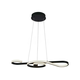 LED luster na sajli LED/18W/230V 3000K crna