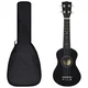 Vidaxl Otroški ukulele soprano s torbo črn 21