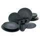 Creatable Kombinirani Servis Lava Stone Black, 16-Delni