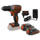 Black+Decker set BL186N bušilica/odvijač + 2 x baterija + punjač