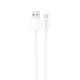 Dudao L4SM USB-A/Micro USB kabel, 2A - 1m - Bela KP32935