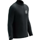 COMPRESSPORT Seamless Zip v2 pulover, black melange (L)